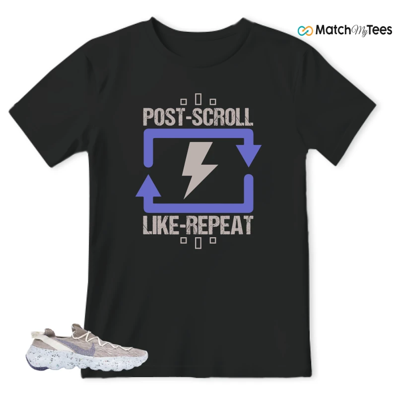 NIKE SPACE HIPPIE 04 SAIL ASTRONOMY BLUE SNEAKER Matching Tees t-shirt