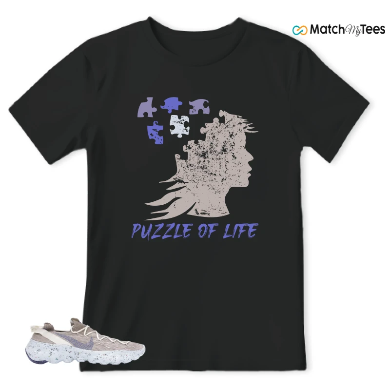 NIKE SPACE HIPPIE 04 SAIL ASTRONOMY BLUE SNEAKER Matching Tees t-shirt