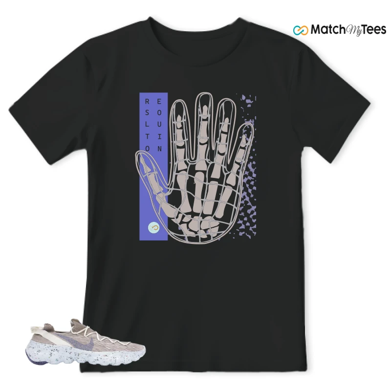 NIKE SPACE HIPPIE 04 SAIL ASTRONOMY BLUE SNEAKER Matching Tees t-shirt