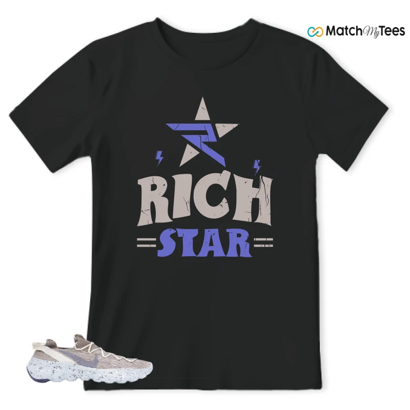 NIKE SPACE HIPPIE 04 SAIL ASTRONOMY BLUE SNEAKER Matching Tees t-shirt