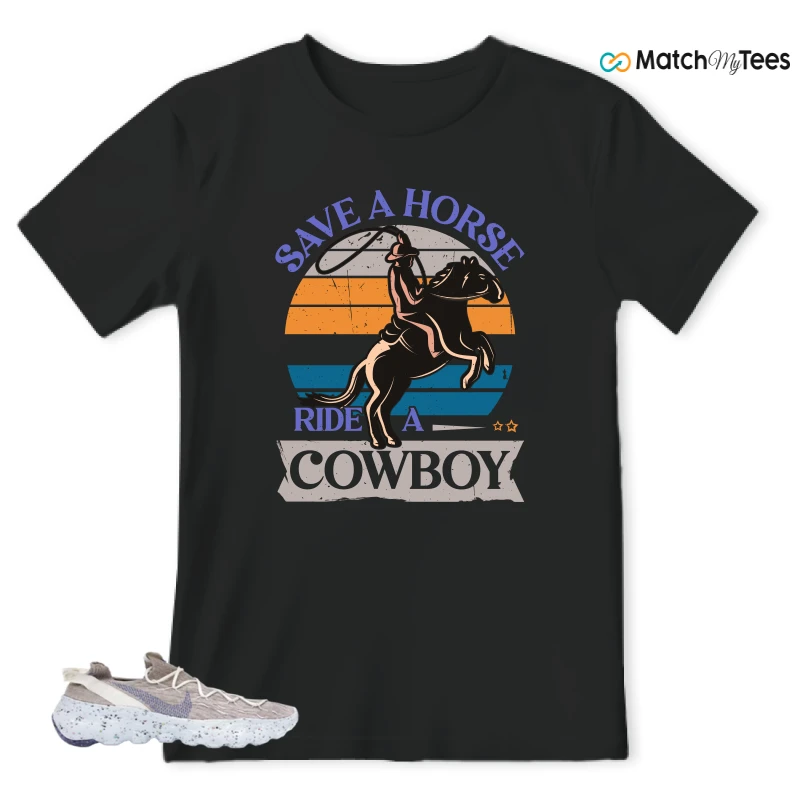 NIKE SPACE HIPPIE 04 SAIL ASTRONOMY BLUE SNEAKER Matching Tees t-shirt