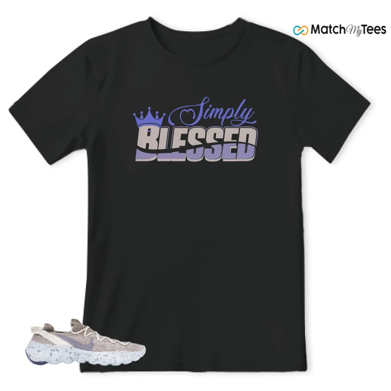 NIKE SPACE HIPPIE 04 SAIL ASTRONOMY BLUE SNEAKER Matching Tees t-shirt