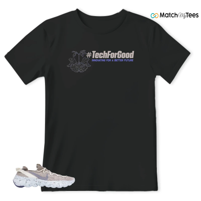 NIKE SPACE HIPPIE 04 SAIL ASTRONOMY BLUE SNEAKER Matching Tees t-shirt