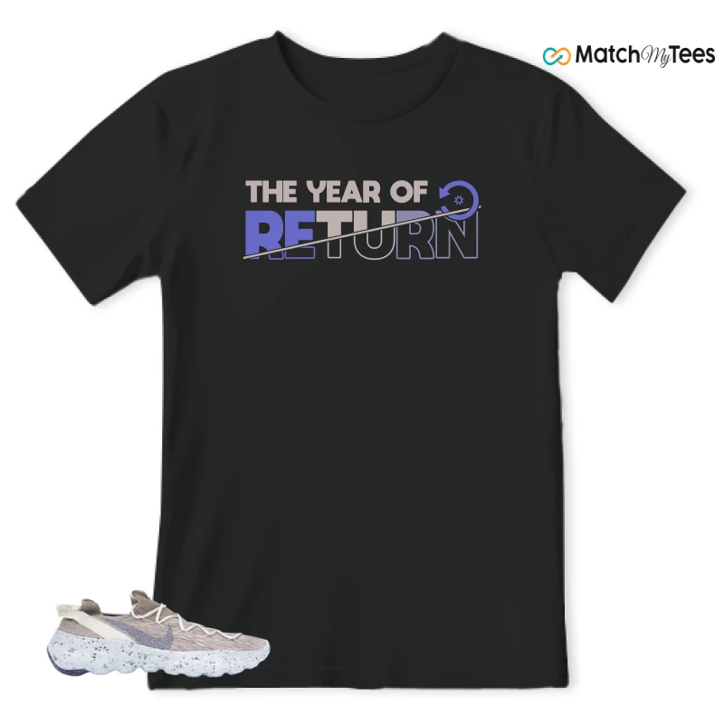 NIKE SPACE HIPPIE 04 SAIL ASTRONOMY BLUE SNEAKER Matching Tees t-shirt