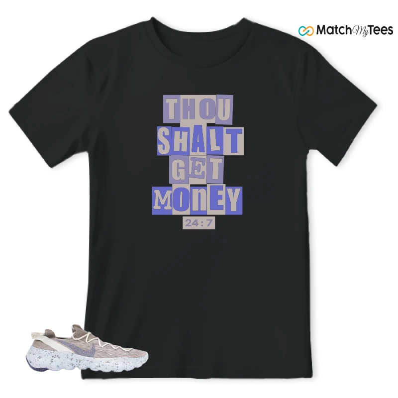 NIKE SPACE HIPPIE 04 SAIL ASTRONOMY BLUE SNEAKER Matching Tees t-shirt