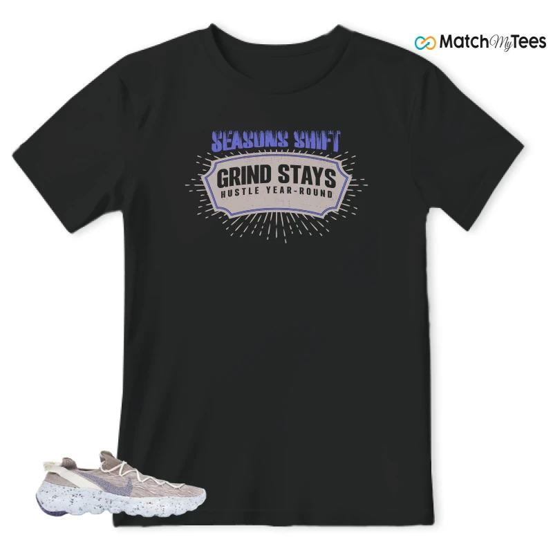 NIKE SPACE HIPPIE 04 SAIL ASTRONOMY BLUE SNEAKER Matching Tees t-shirt