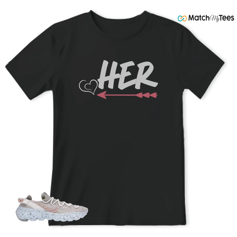 NIKE SPACE HIPPIE 04 WHITE MULTI (WOMEN'S) SNEAKER Matching Tees t-shirt