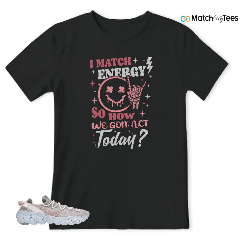 NIKE SPACE HIPPIE 04 WHITE MULTI (WOMEN'S) SNEAKER Matching Tees t-shirt