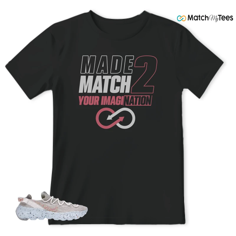 NIKE SPACE HIPPIE 04 WHITE MULTI (WOMEN'S) SNEAKER Matching Tees t-shirt