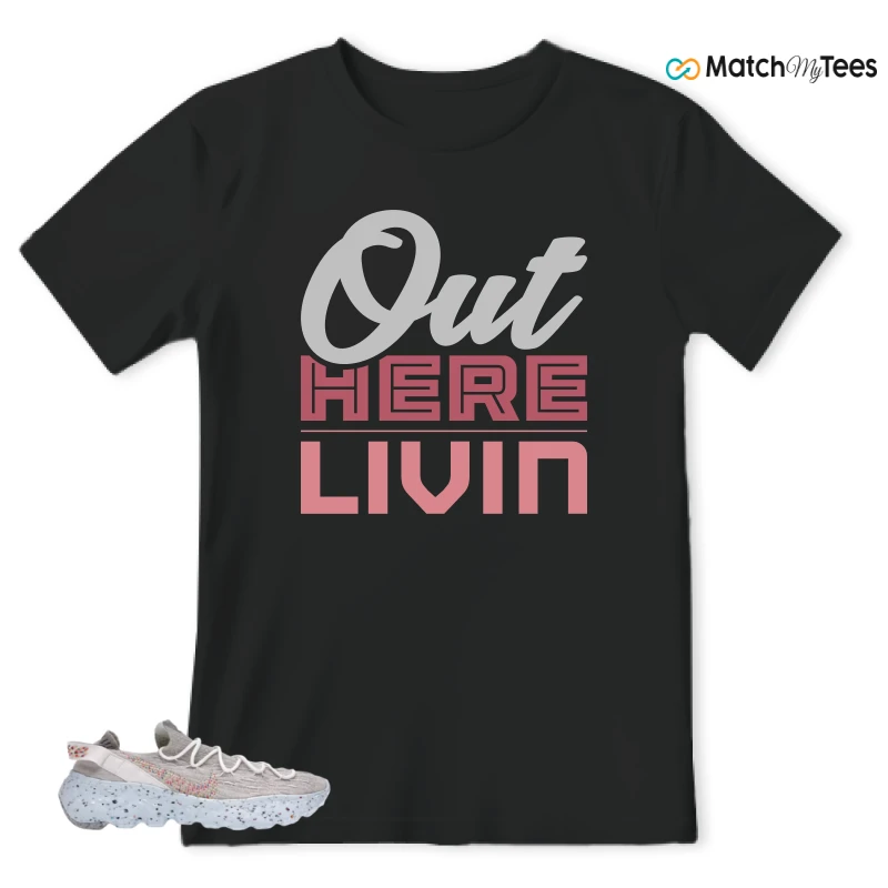 NIKE SPACE HIPPIE 04 WHITE MULTI (WOMEN'S) SNEAKER Matching Tees t-shirt