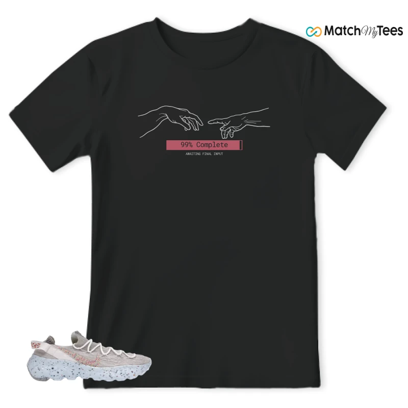 NIKE SPACE HIPPIE 04 WHITE MULTI (WOMEN'S) SNEAKER Matching Tees t-shirt