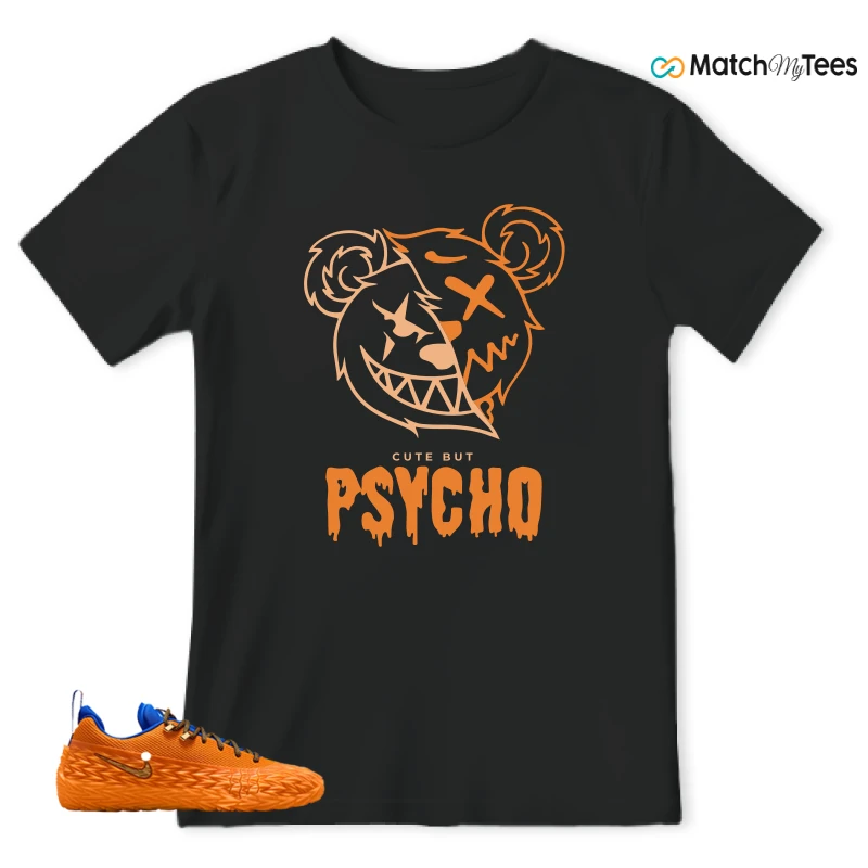 NIKE ST CHARGE CADE CUNNINGHAM BOWIE SNEAKER/LIGHT LASER ORANGE/LASER ORANGE/BLACK SPRUCE/VIVID ORANGE/PHOTO BLUE/ALABASTER matching T-shirt