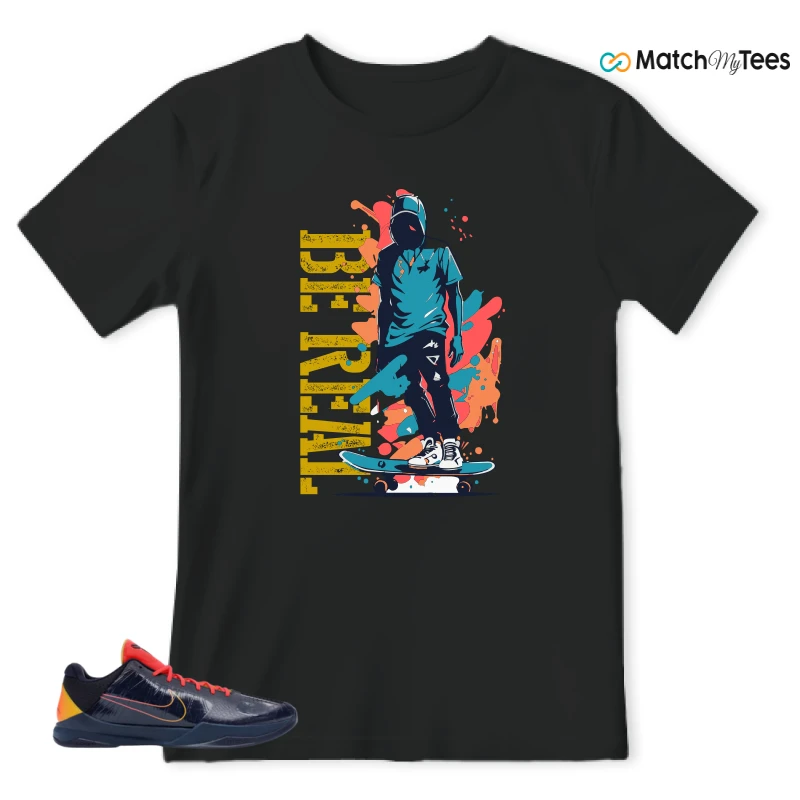 NIKE ZOOM KOBE 5 PROTRO X CAITLIN CLARK INDIANA FEVER SNEAKER Matching Tees t-shirt