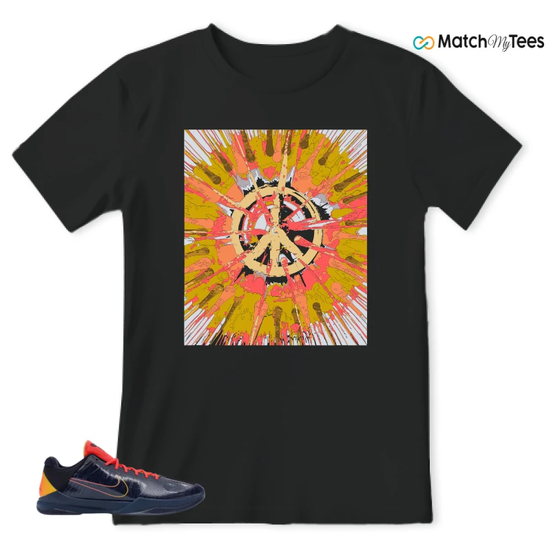 NIKE ZOOM KOBE 5 PROTRO X CAITLIN CLARK INDIANA FEVER SNEAKER/MIDNIGHT NAVY/BRIGHT CRIMSON matching T-shirt