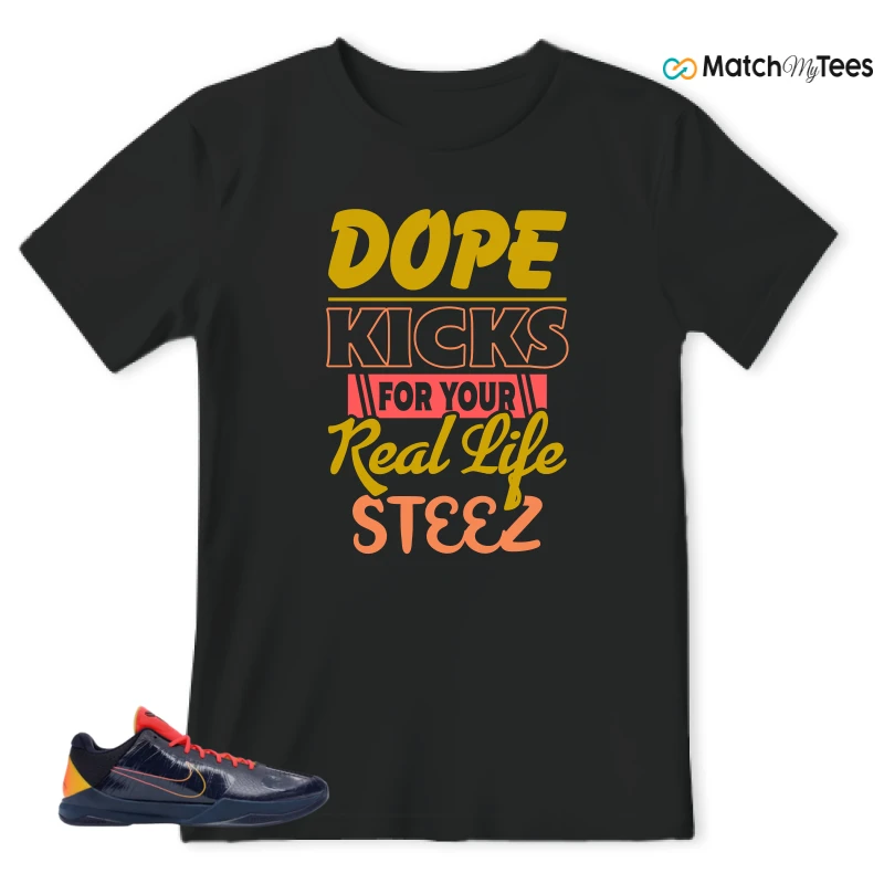 NIKE ZOOM KOBE 5 PROTRO X CAITLIN CLARK INDIANA FEVER SNEAKER Matching Tees t-shirt