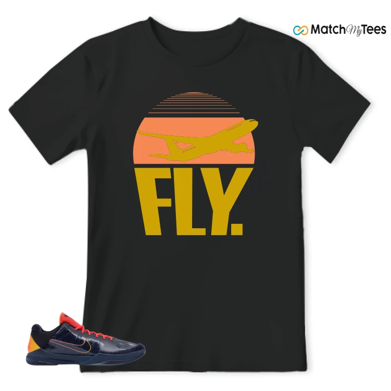 NIKE ZOOM KOBE 5 PROTRO X CAITLIN CLARK INDIANA FEVER SNEAKER Matching Tees t-shirt