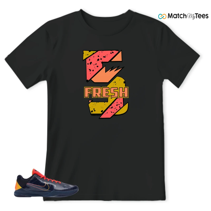 NIKE ZOOM KOBE 5 PROTRO X CAITLIN CLARK INDIANA FEVER SNEAKER Matching Tees t-shirt