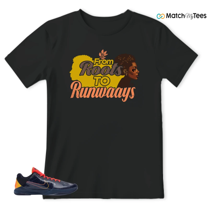 NIKE ZOOM KOBE 5 PROTRO X CAITLIN CLARK INDIANA FEVER SNEAKER Matching Tees t-shirt