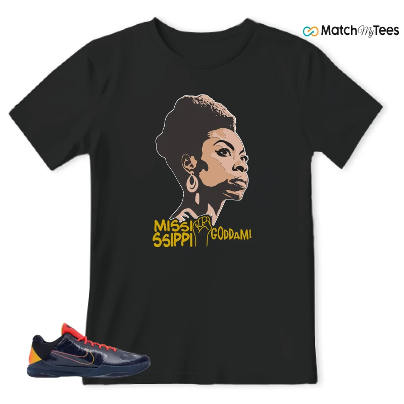 NIKE ZOOM KOBE 5 PROTRO X CAITLIN CLARK INDIANA FEVER SNEAKER Matching Tees t-shirt