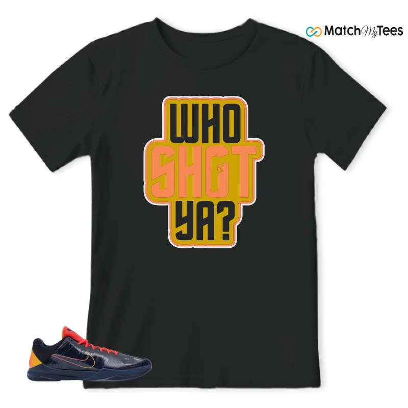 NIKE ZOOM KOBE 5 PROTRO X CAITLIN CLARK INDIANA FEVER SNEAKER Matching Tees t-shirt