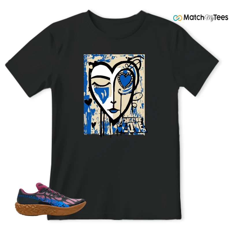 PUMA VELUM NITRO SALEHE BEMBURY MAGENTA GLEAM SNEAKER/MAGENTA GLEAM/DUSKY GRAY matching T-shirt