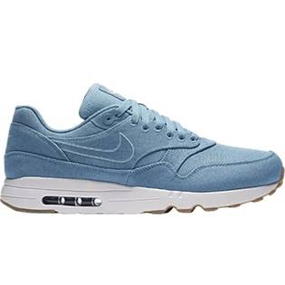 NIKE AIR MAX 1 TEXTILE BLUE SNEAKER BLUE GREY/BLUE GREY