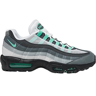 NIKE AIR MAX 95 HYPER TURQUOISE SNEAKER WHITE/HYPER TURQUOISE/IRON GREY