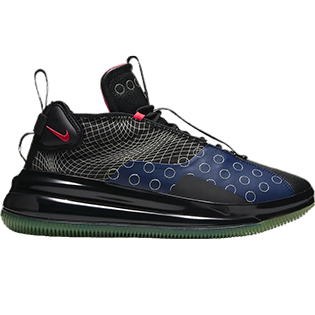 NIKE AIR MAX 720 WAVES BLUE VOID BLACK SNEAKER BLUE VOID/RED ORBIT
