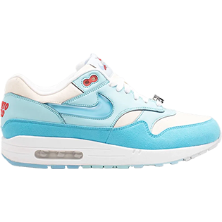 NIKE AIR MAX 1 PUERTO RICO BLUE GALE SNEAKER BLUE GALE/BARELY BLUE