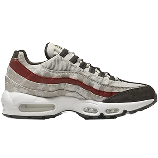 NIKE AIR MAX 95 SOCIAL FC SNEAKER LIGHT BONE/SUMMIT WHITE