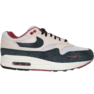 NIKE AIR MAX 1 KEEP RIPPIN STOP SLIPPIN 2.0 SNEAKER PEARL WHITE/BLACK