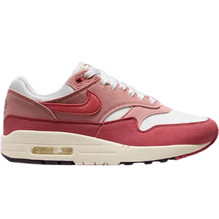 NIKE AIR MAX 1 RED STARDUST (WOMEN'S) SNEAKER SAIL/CEDAR/RED STARDUST