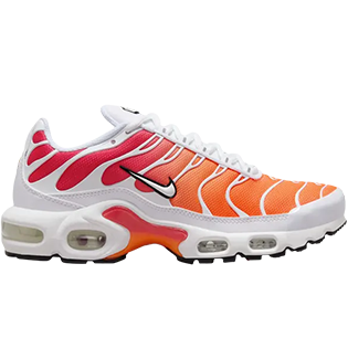 NIKE AIR MAX PLUS WHITE SUNRISE SNEAKER WHITE/EMBER GLOW