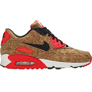 NIKE AIR MAX 90 CORK SNEAKER BRONZE/BLACK