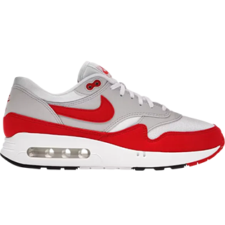 NIKE AIR MAX 1 '86 OG BIG BUBBLE SPORT RED SNEAKER WHITE/UNIVERSITY RED