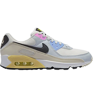 NIKE AIR MAX 90 MULTI-COLOR PASTEL (WOMEN'S) SNEAKER SUMMIT WHITE/LIGHT BONE