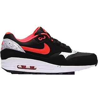 NIKE AIR MAX 1 VALENTINE'S DAY QUEEN OF HEARTS (WOMEN'S) SNEAKER BLACK/LASER CRIMSON