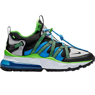 NIKE AIR MAX 270 BOWFIN SPRITE SNEAKER BLACK/BLACK