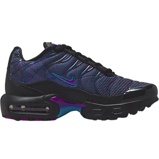 NIKE AIR MAX PLUS TD SPIROGRAPH SNEAKER BLACK/BALTIC BLUE