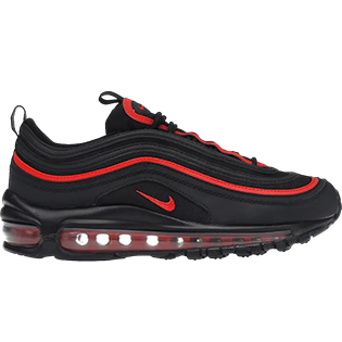 NIKE AIR MAX 97 CHILI RED SNEAKER BLACK/CHILE RED