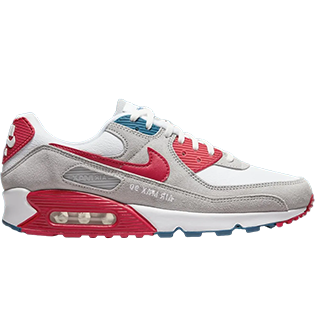 NIKE AIR MAX 90 ATHLETICS EAST SNEAKER LIGHT SMOKE GREY/PHANTOM ARMORY