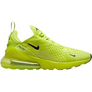 NIKE AIR MAX 270 TENNIS BALL (WOMEN'S) SNEAKER ATOMIC GREEN/BLACK