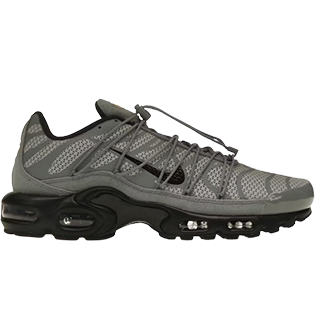 NIKE AIR MAX PLUS TOGGLE GREY REFLECTIVE SNEAKER GREY/BLACK
