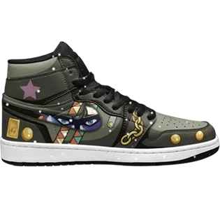 NIKE AIR JORDAN 1 CUSTOM SNEAKER BLUE/MULTICOLOR