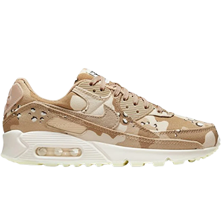 NIKE AIR MAX 90 DESERT CAMO (WOMEN'S) SNEAKER HEMP/SAIL/VELVET BROWN