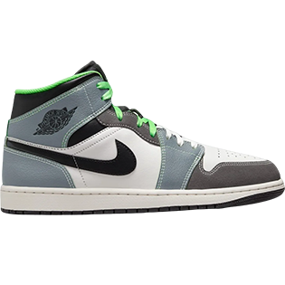 NIKE AIR JORDAN 1 MID X CASA 93 SEINE-SAINT-DENIS SNEAKER IRON GREY/COOL GREY