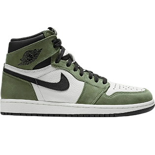 NIKE AIR JORDAN 1 RETRO HIGH OG OLIVE SNEAKER MEDIUM OLIVE/BLACK