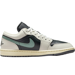 NIKE AIR JORDAN 1 LOW ANTHRACITE JADE SMOKE SNEAKER ANTHRACITE/JADE SMOKE
