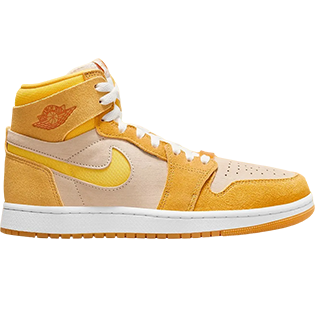 NIKE AIR JORDAN 1 ZOOM CMFT 2 YELLOW OCHRE SNEAKER YELLOW OCHRE/TOUR YELLOW