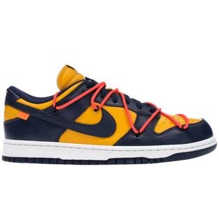 NIKE DUNK LOW OFF-WHITE UNIVERSITY GOLD SNEAKER